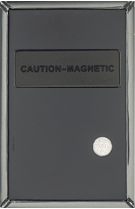 Badges Rectangulaires Verticaux 45x68mm - Attache Magnétique
